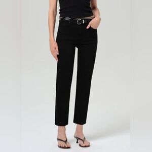 Citizens of Humanity Caia Straight Jeans in Black 30